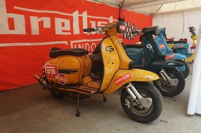 Modifikasi Lambretta DL 150 Tahun 1970 Spek Racing Mesin Bengkak Habis Puluhan Juta Rupiah